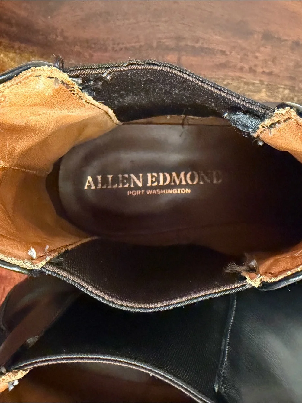 Allen Edmonds Liverpool Chelsea Dress Boots 10.5 D Black Leather Made In USA